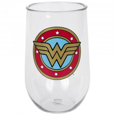 Wonder Woman Symbol Acrylic Wine Cup
